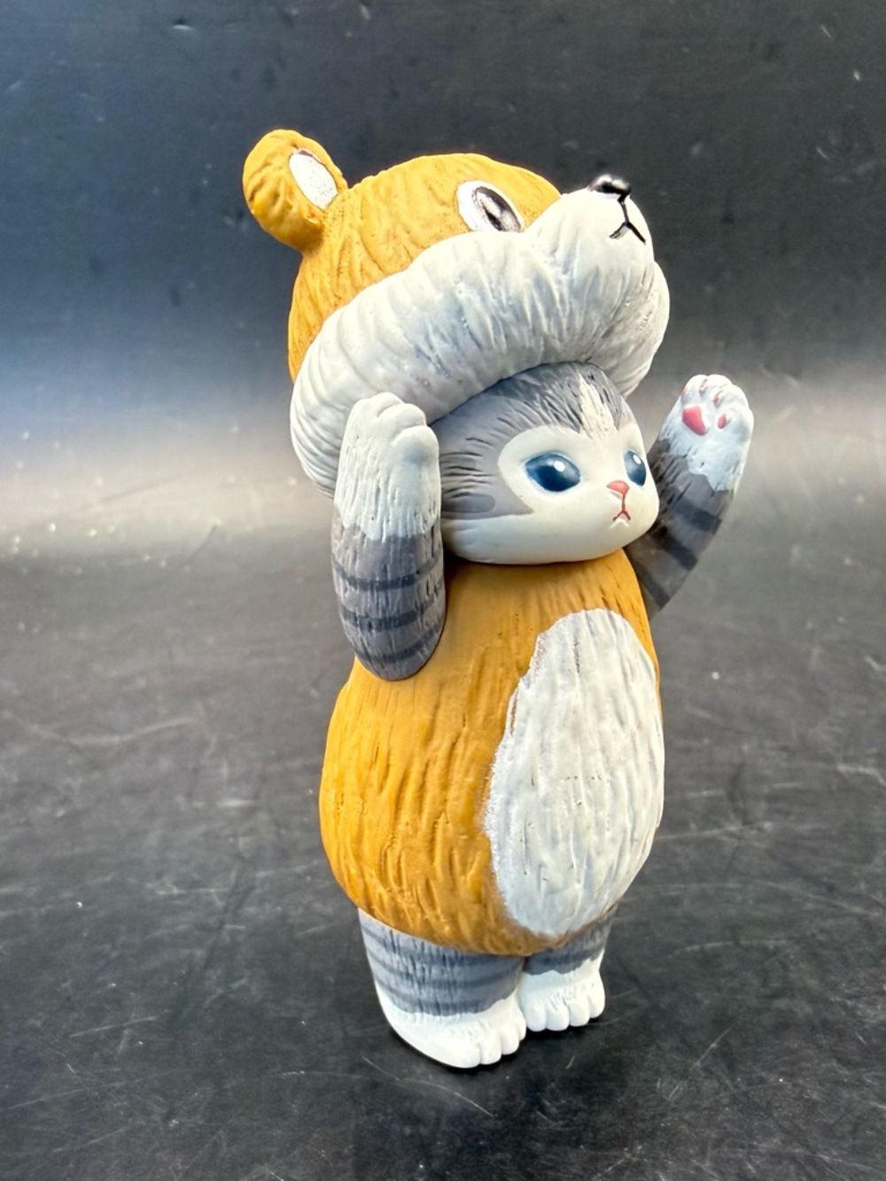 KITAN CLUB Miniature Mofusand Cat Dressed As Nyanko Bear 3” Mini Figure - Picture 7 of 11
